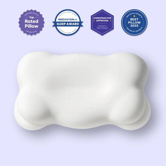 Ergonomic Cervical Pillow Dual-Height Memory Foam